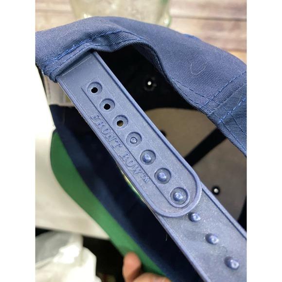 Vtg 90s NOTRE DAME IRISH Twins Enterprise Snapback Hat BIG LOGO - Picture 4 of 8